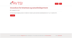 Desktop Screenshot of kurs.rvts.no
